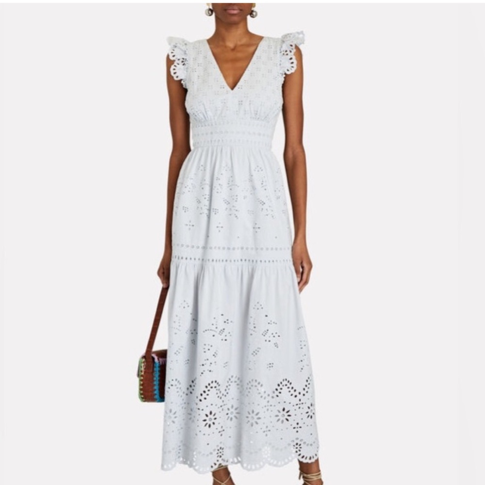Intermix Broderie Anglaise Voile Maxi Dress